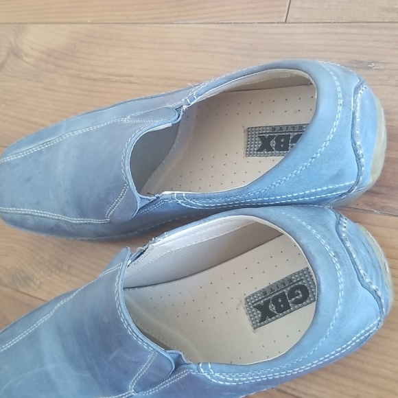 GBX Elite LEATHER BLUE LOAFERS MEN'S SHOES - Picture 3 of 8
